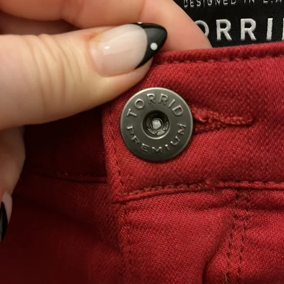 Torrid Women's Red Skinny Jeans - Picture 5 of 13